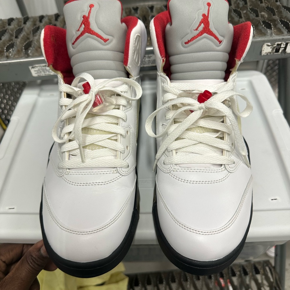 Jordan Sneakers - White and Red